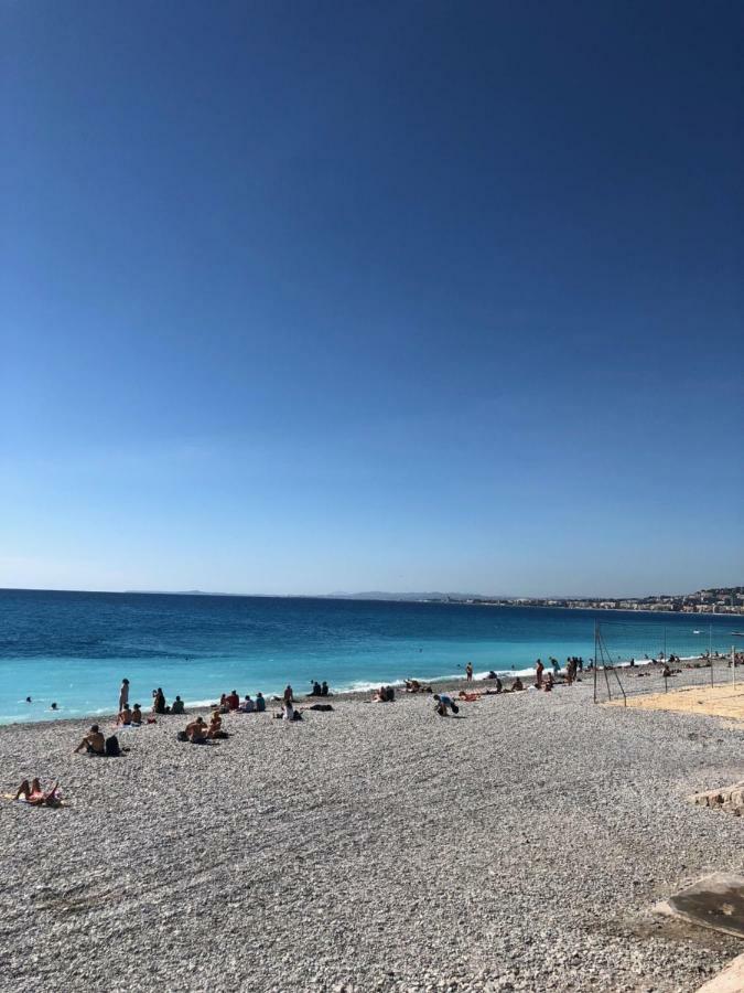Appt A 150M De La Mer Lägenhet Nice Exteriör bild